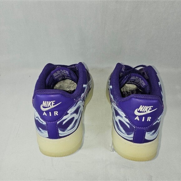 Nike AF 1 Low 'Purple Skeleton Halloween' - Picture 4 of 6